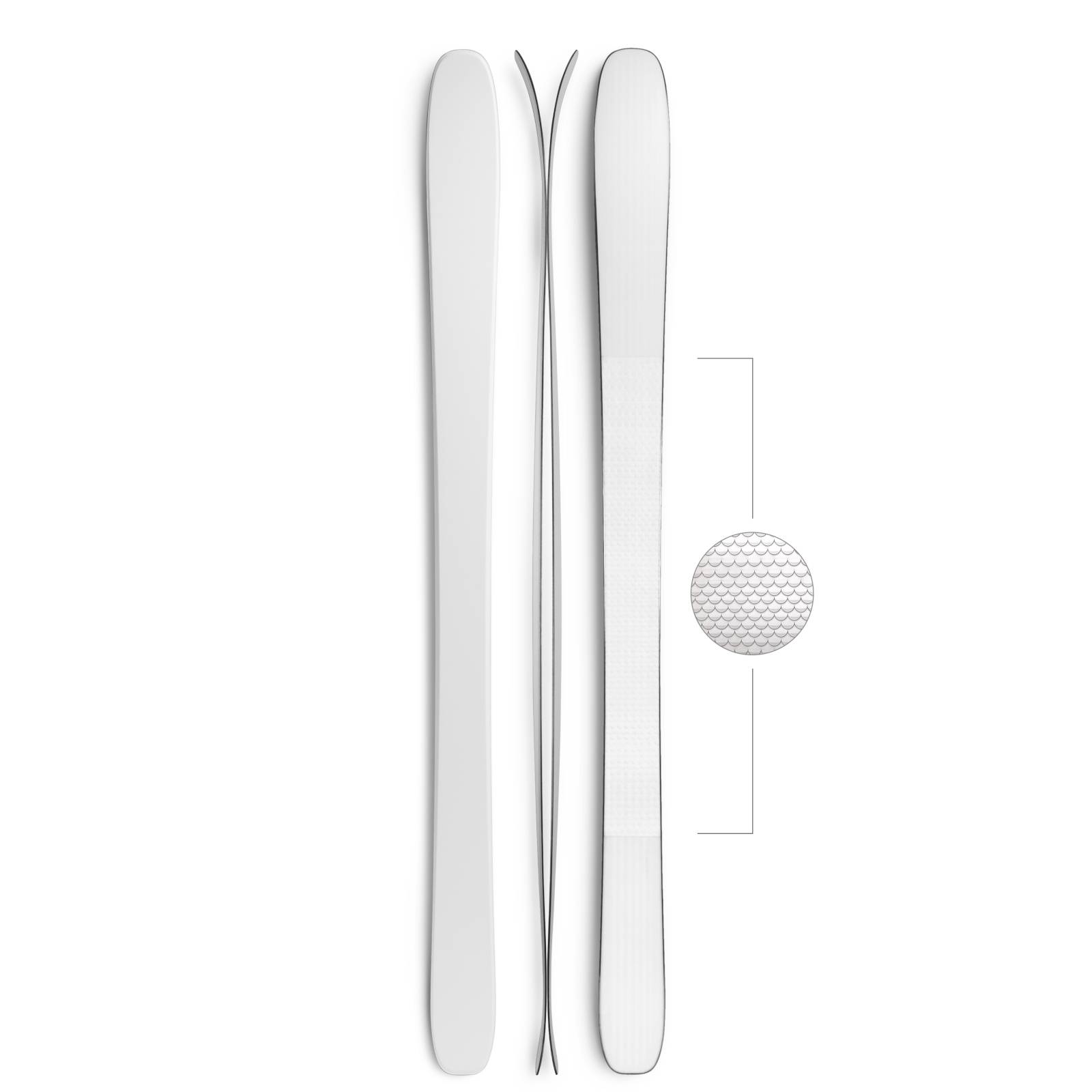 Voile UltraVector BC Skis (White) – strands